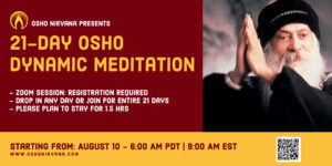 Osho Dynamic Meditation - Online Session @ Zoom