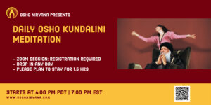 Osho Kundalini Meditation - Online Session @ Zoom