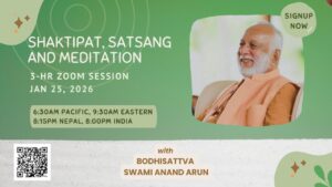 3hr Shaktipat, Satsang and Meditation with Swami Anand Arun - Jan 25 @ https://bit.ly/jan2026satsang